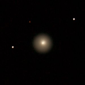 2007년 10월 25일 대폭발 직후 홈스 혜성