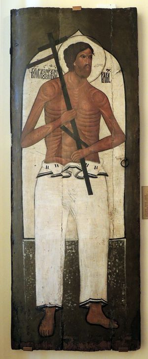 러시아 정교회 성상 천국의 착한 도둑, 로스토프 크렘린, 16세기경