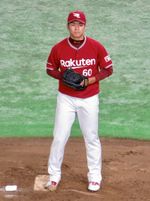 후루카와가 도호쿠 라쿠텐 골든이글스에 있을 때의 모습