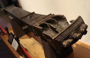 잉글랜드의 헨리 8세에 속한 3발 실험용 후장 장전 대포 (파열), 1540–1543.