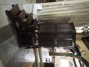 레티머가 세인트 에드워드 교회, 케임브리지에서 설교한 설교단