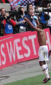 2012년 챔피언십 플레이오프 결승전 종료 후 바스 테의 세레머니