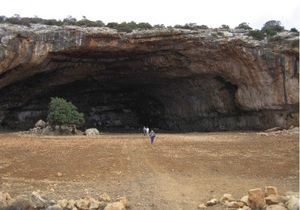 Haua Fteah 동굴 입구