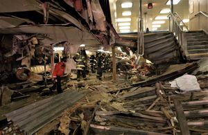 2003년 스태튼아일랜드 페리 충돌 사고 이후 Andrew J. Barberi 내부 손상