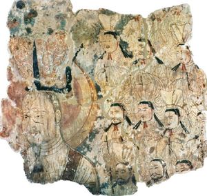 10세기 중국 고창(Khocho)의 마니교 선인.