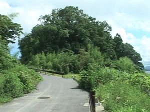 하시바 히데요시 군과의 격렬한 전투가 벌어졌던 삼의 丸 자리