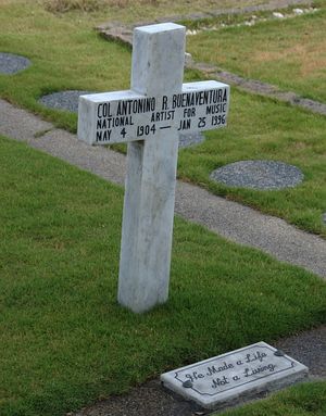 안토니오 부에나벤투라의 묘