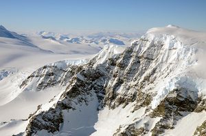 알렉산더 섬의 산맥
