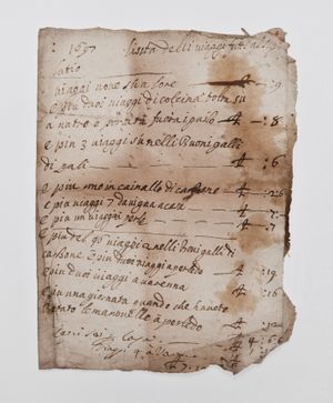 에시노 라리오에 자치권을 부여하는 사적 행위, 1697.