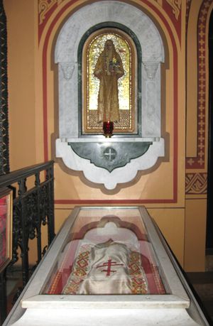 엘리자베스 공녀의 묘와 모자이크 성상