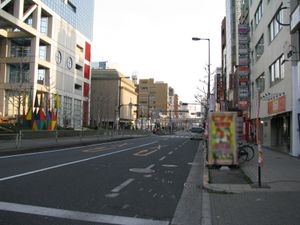 오기마치역 역 상부 부근