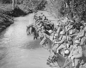 1918년 9월 17일 프랑스 주둔 영국 기병대