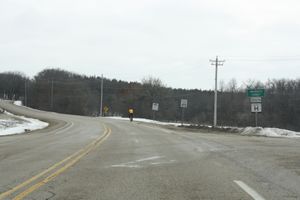 월워스 군 표지판