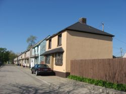 클레이튼 마크 사가 노동자들을 위해 건설한 마크타운 역사 지구의 모습