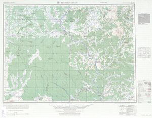 伊春}} I-CH'UN)이 포함된 지도(육군 지도국, 1955)