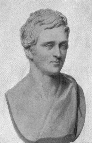 프랜시스 레갓 찬트리의 흉상인 아서 헨리 헬람(1811–1833)의 모습. 테니슨은 "인 메모리엄 A.H.H."(1850)에서 헬람을 애도했다.