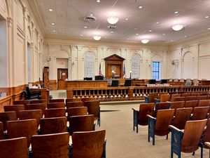 노스캐롤라이나 체로키 카운티 법원의 법정