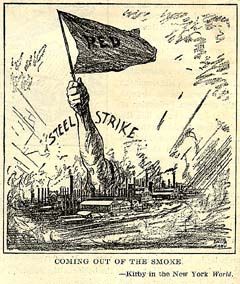 "연기에서 나오다", 뉴욕 월드, 1919년 10월 11일