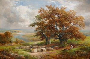 트렌트 강가의 양치기와 양떼 (터너 작)