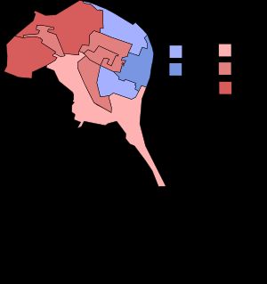2020년 스튜벤빌(Steubenville) 대통령 선거 결과, 카운티 최대 도시