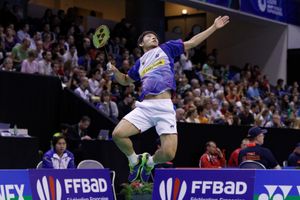 2013 프랑스 오픈에서 경기 중인 찬펭순(왼쪽)과 고 리우 잉