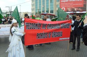 체르케스인 집단학살 인정을 요구하는 체르케스 행진, 터키