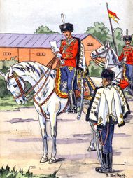 친위검기병연대 부대원(1914년)