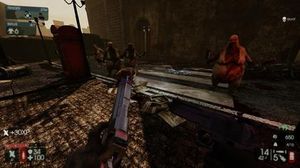 블로트 무리에 돌진하는 플레이어