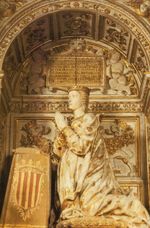 톨레도 대성당의 아라곤의 엘레노어의 무덤.