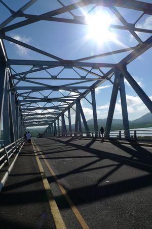 산후아니코 대교의 주 경간 내부 모습