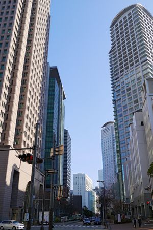 서우메다의 초고층 빌딩군