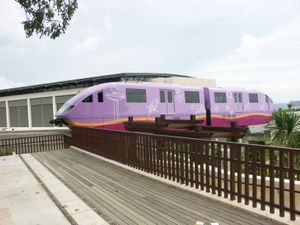 센토사 섬의 모노레일 「센토사 익스프레스」