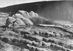 올드페이스풀 분화구, 1872년 윌리엄 헨리 잭슨 촬영