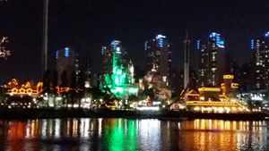 2017년 석촌호수에서 찍은 롯데월드