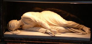 스테파노 마데르노(Stefano Maderno)의 성 체칠리아 (1599년)