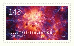 일러스트리스 시뮬레이션을 기념하는 특별 우표