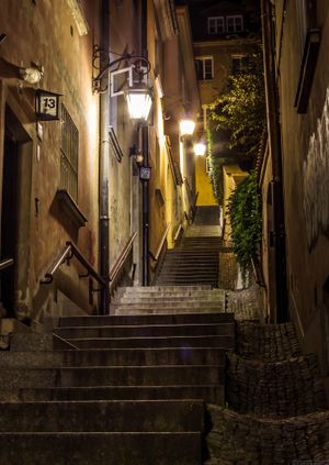 구시가지의 골목길