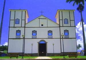 고이아스에서 가장 오래된 바로크 양식의 가톨릭 교회인 피레노폴리스 교회(1728년 건립)