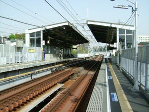 승강장 (2008년 4월)