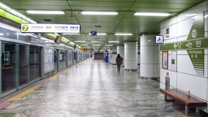 승강장 (2018년 촬영)