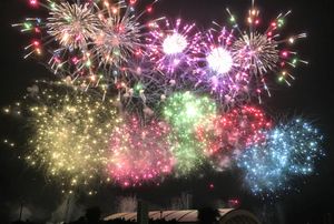 기온 가시와자키 축제 불꽃놀이 대회