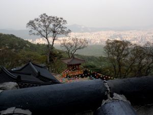 도봉산에서 바라본 풍경