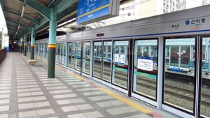 플랫폼(스크린도어 설치 후)