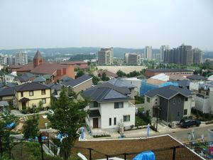 와카바다이 지역의 거리 풍경