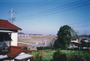 1990년 12월, 오네간센 도로 완공 전의 고요다이 근처