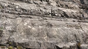 지방도 제1026호선 도로변의 낙동층