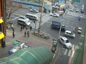 역 주변(2008년 촬영)