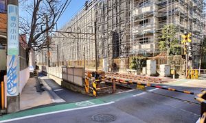 산구바시역을 나오면 주변과 같은 높이가 된다.