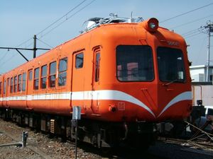 도큐 5000계 전차(초대)사진은 가쿠난 철도에 양도된 차량