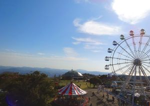 전망대에서 바라본 유원지 쪽 풍경
